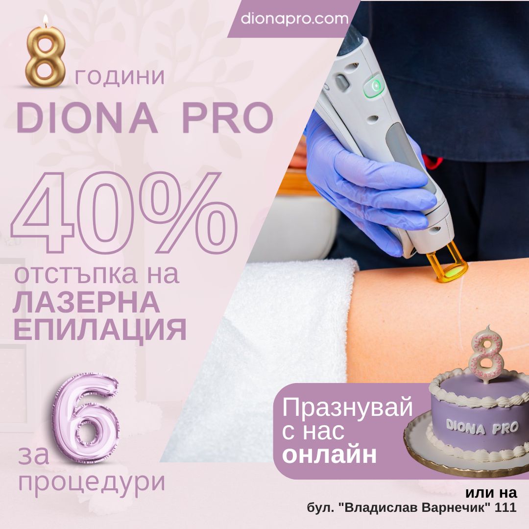 Лазерна епилация с 40% отстъпка за 6 процедури Жени