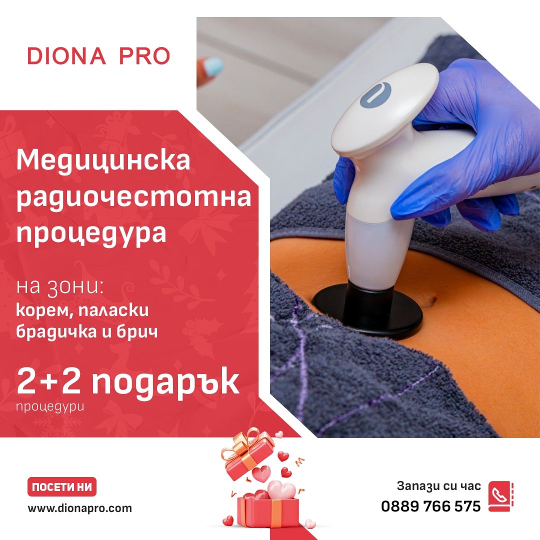 Медицинска радиочестотна процедура на зона по избор 2 проц. + 2 проц. подарък
